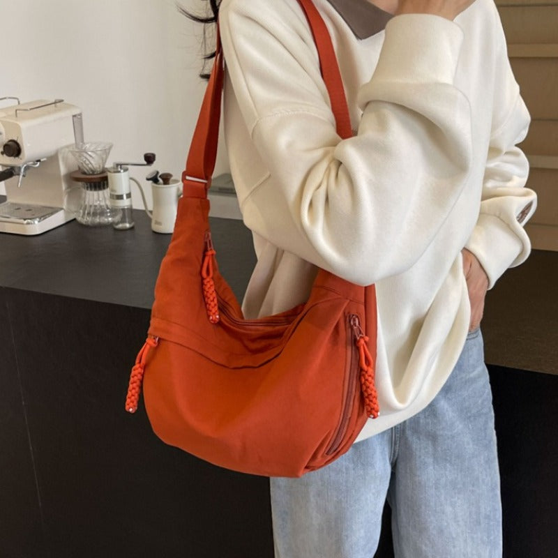 Borsa a Tracolla Casual da Donna in Nylon