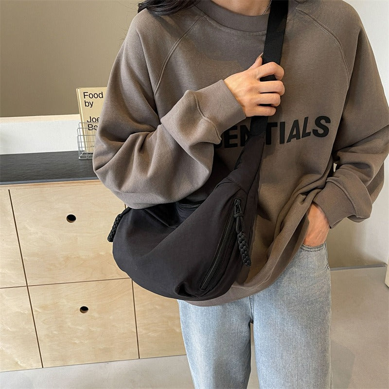 Borsa a Tracolla Casual da Donna in Nylon